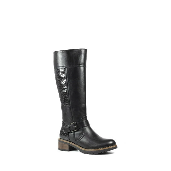 Lunar Reuben Black Knee Boots 4 Lunar Reuben Black Knee Boots - Image 2