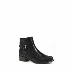 Alternative view of Lunar Strut Black Ankle Boots