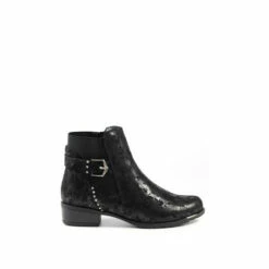 Lunar Strut Black Ankle Boots -Lunar Shop unnamed file 2129