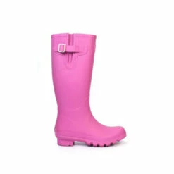 Lunar Pink Rubber Fashion Wellington Boots -Lunar Shop unnamed file 2141