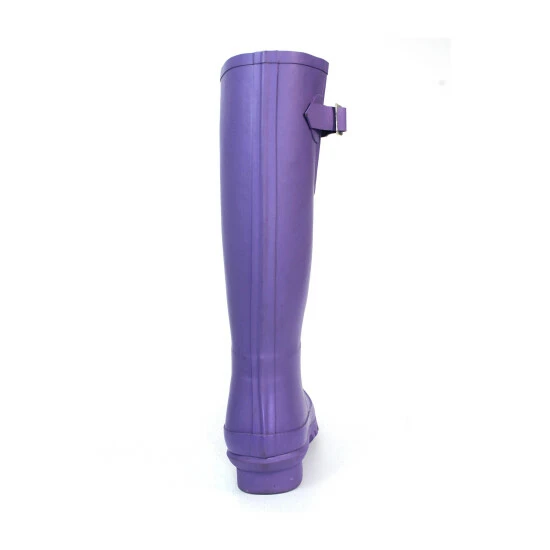 Lunar Purple Rubber Fashion Wellington Boots 6 Lunar Purple Rubber Fashion Wellington Boots - Image 4
