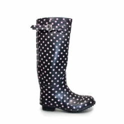 Lunar Blue Spot Wellington Boots