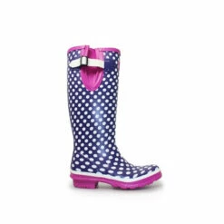 Lunar Adjustable Rubber Purple Polka Dot Wellington Boots 6 Lunar Adjustable Rubber Purple Polka Dot Wellington Boots -Lunar Shop unnamed file 2166
