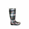 Lunar Tartan Green Ladies Wellington Boots 1 Lunar Tartan Green Ladies Wellington Boots -Lunar Shop unnamed file 2186