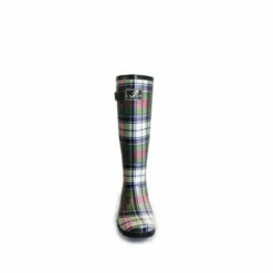 Lunar Tartan Green Ladies Wellington Boots -Lunar Shop unnamed file 2189