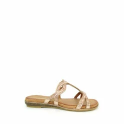 Lunar Pink Gabriella Gemstone Mule Sandals