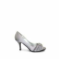 Lunar Grey Sienna Grey Diamante Heeled Sandals