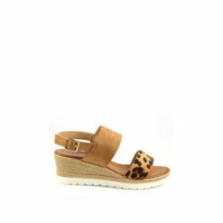 Lunar Camel Marvel II Leopard Sandals -Lunar Shop unnamed file 252