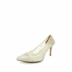 Lunar Gold Argo Gold Mesh Heeled Sandals -Lunar Shop unnamed file 267