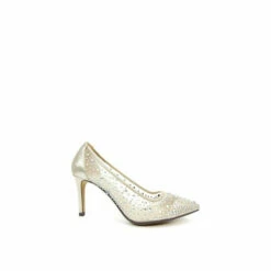 Lunar Gold Argo Gold Mesh Heeled Sandals -Lunar Shop unnamed file 269