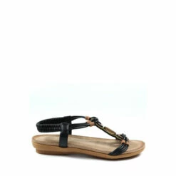 Lunar Adele Black Sandals