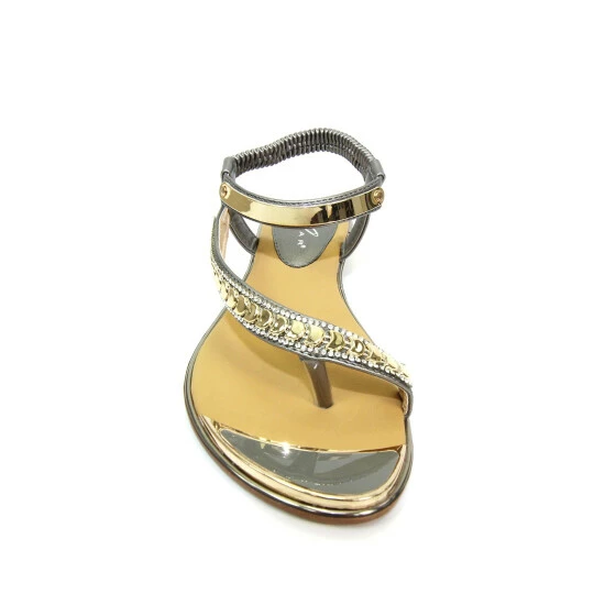 Lunar Pewter Grey Asia Gemstone Sandals 6 Lunar Pewter Grey Asia Gemstone Sandals - Image 4