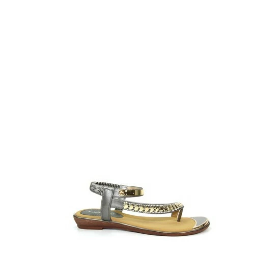 Lunar Pewter Grey Asia Gemstone Sandals 7 Lunar Pewter Grey Asia Gemstone Sandals - Image 5