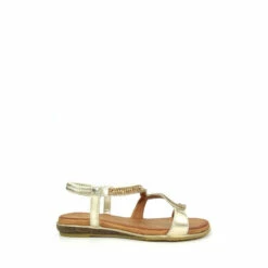 Lunar Gold Emilia 'S' Pattern Sandals