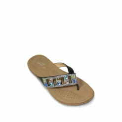 Lunar Abigail Black Toe Post Sandals -Lunar Shop unnamed file 346