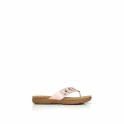 Lunar Pink Ariel Toe Post Mule Sandals -Lunar Shop unnamed file 400