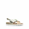 Lunar Gold Linzi Metallic Cross Strap Sandals -Lunar Shop unnamed file 401