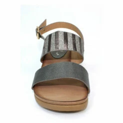 Lunar Grey Pewter Haven Wedge Sandals -Lunar Shop unnamed file 415