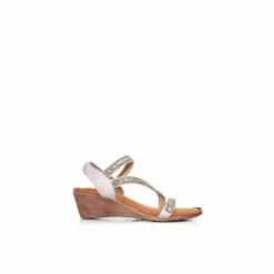 Lunar Grey Sofia Embellished Wedge Sandals -Lunar Shop unnamed file 461