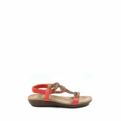 Lunar Orange Mariella Beaded Sandals