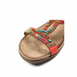 Lunar Orange Mariella Beaded Sandals -Lunar Shop unnamed file 511