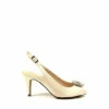 Lunar Gold Venice Champagne Peep Toe Slingback Sandals -Lunar Shop unnamed file 531