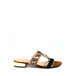 Lunar Brown Fleur Sandals