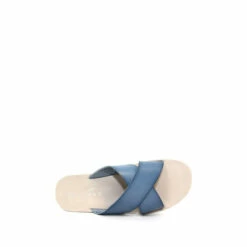 Lunar Blue Selma Cross Strap Sliders -Lunar Shop unnamed file 545