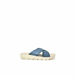 Lunar Blue Selma Cross Strap Sliders -Lunar Shop unnamed file 547