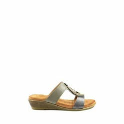 Lunar Natural Pewter Pennita Pewter Sandals -Lunar Shop unnamed file 555