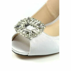 Lunar Silver Venice Peep Toe Slingback Sandals 7 Lunar Silver Venice Peep Toe Slingback Sandals -Lunar Shop unnamed file 571