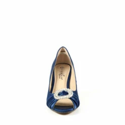 Lunar Navy Blue Valerie Peep Toe Court Sandals -Lunar Shop unnamed file 589
