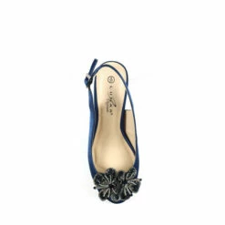 Lunar Ankara Navy Blue Peep Toe Slingback Sandals 6 Lunar Ankara Navy Blue Peep Toe Slingback Sandals -Lunar Shop unnamed file 626