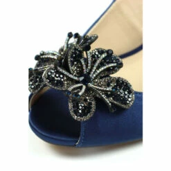 Lunar Ankara Navy Blue Peep Toe Slingback Sandals 7 Lunar Ankara Navy Blue Peep Toe Slingback Sandals -Lunar Shop unnamed file 627