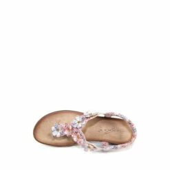Lunar Pink Katia Toe Post Floral Sandals -Lunar Shop unnamed file 636