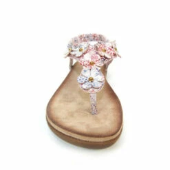 Lunar Pink Katia Toe Post Floral Sandals -Lunar Shop unnamed file 637