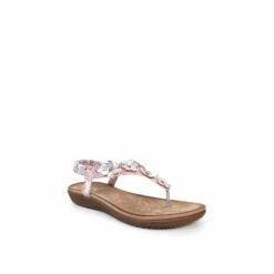 Lunar Pink Katia Toe Post Floral Sandals -Lunar Shop unnamed file 638