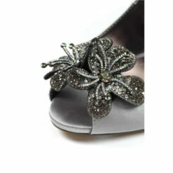 Lunar Ankara Dark Grey Peep Toe Slingback Sandals 7 Lunar Ankara Dark Grey Peep Toe Slingback Sandals -Lunar Shop unnamed file 664