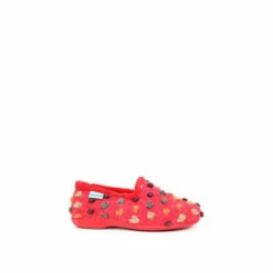Lunar Red Helix Polka Dot Slippers 6 Lunar Red Helix Polka Dot Slippers -Lunar Shop unnamed file 675