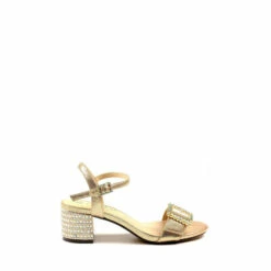 Lunar Gold Trixabel Peep Toe Slingback Sandals