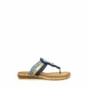 Lunar Blue Carlotta Jewelled Toe Post Sandals -Lunar Shop unnamed file 704