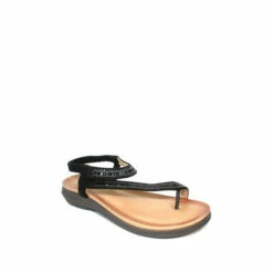 Lunar Black Lola Glitz Toe Loop Sandals -Lunar Shop unnamed file 728