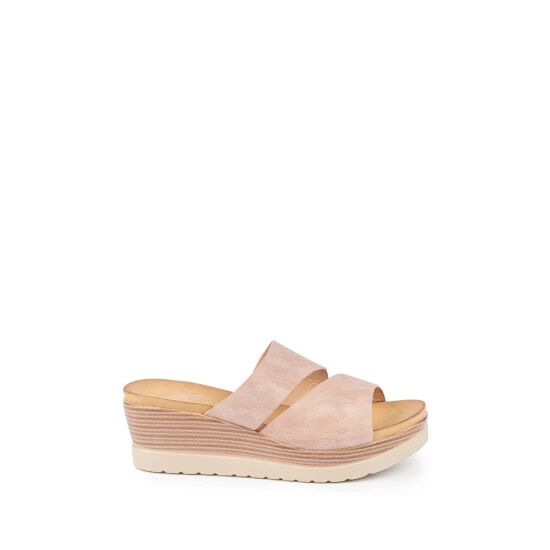 Lunar Mandy Pink Mule Wedges 3 Lunar Mandy Pink Mule Wedges