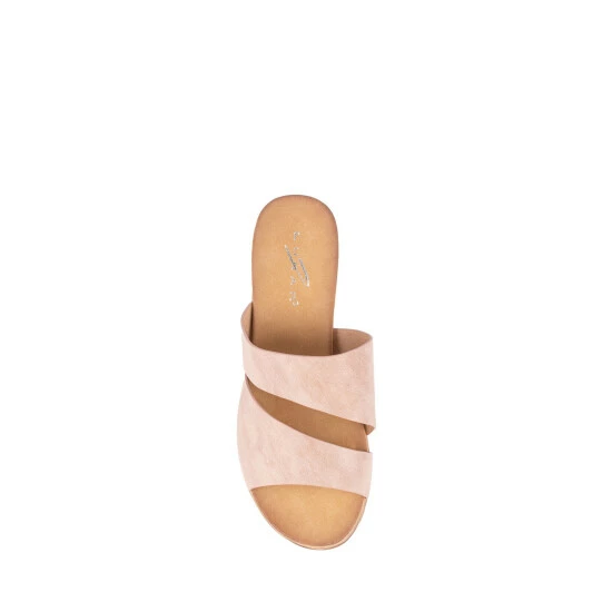 Lunar Mandy Pink Mule Wedges 6 Lunar Mandy Pink Mule Wedges - Image 4