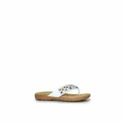 Lunar White Abigail Toe Post Sandals -Lunar Shop unnamed file 738