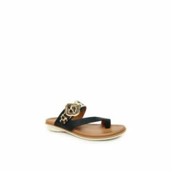 Lunar Black Toe Loop Sandals -Lunar Shop unnamed file 759