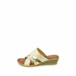 Lunar Penny Beige Mule Sandals