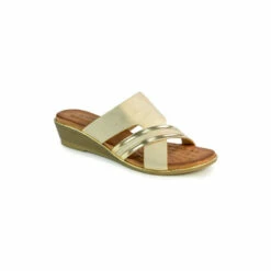 Lunar Penny Beige Mule Sandals -Lunar Shop unnamed file 773