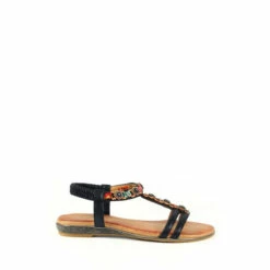 Lunar Black Brony Sandals