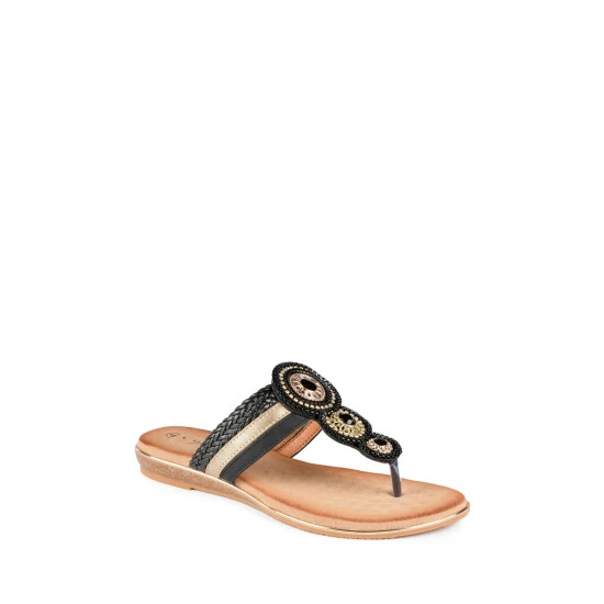 unnamed-file-818.jpg Lunar Black Carlotta Jewelled Toe Post Sandals -Lunar Shop unnamed file 818